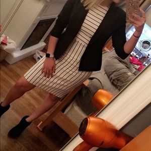 Ann Taylor Striped Professional Dress